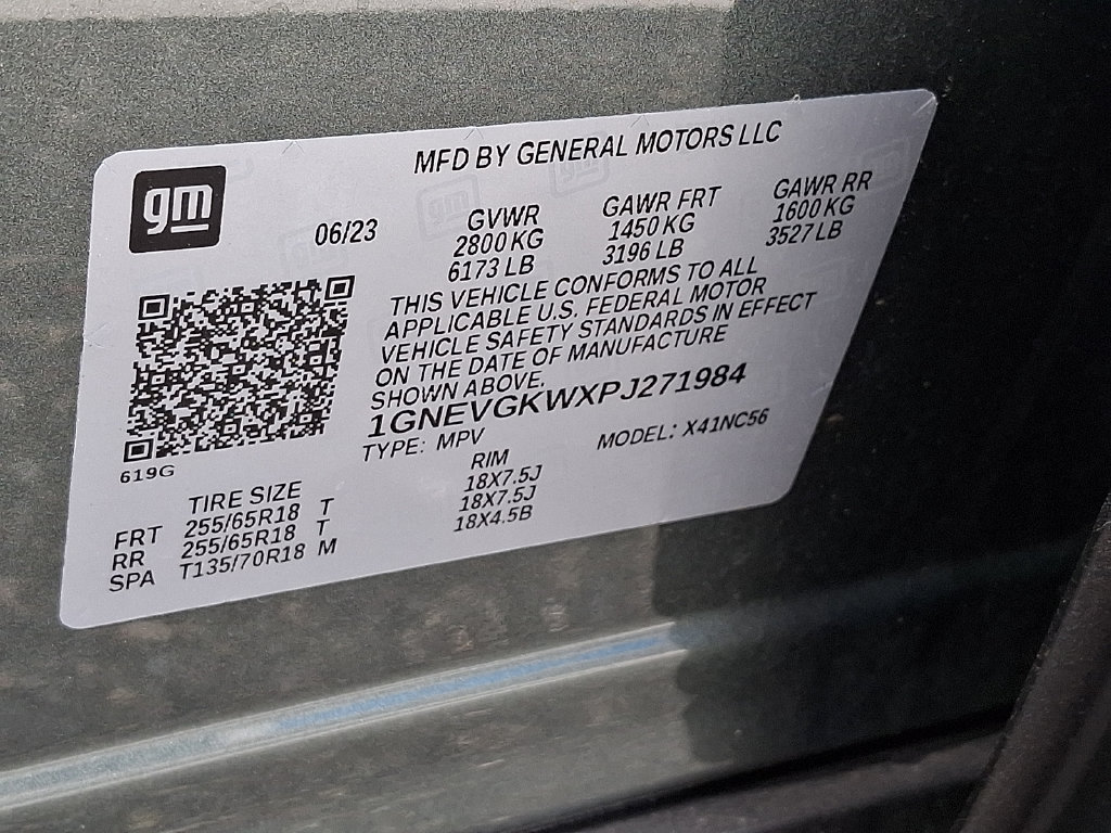 Used 2023 Chevrolet Traverse LT w/ LPO, Floor Liner Package AWD/4WD image 29