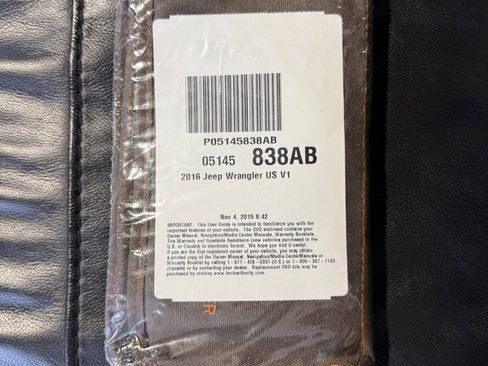 Used 2016 Jeep Wrangler Unlimited Sport w/ Quick Order Package 24S image 51