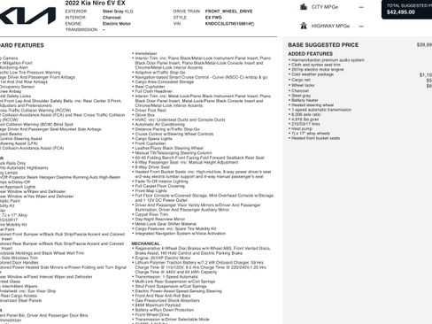 Used 2022 Kia Niro EX w/ Cold Weather Package image 5