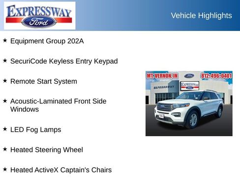 Used 2024 Ford Explorer XLT w/ Equipment Group 202A image 2