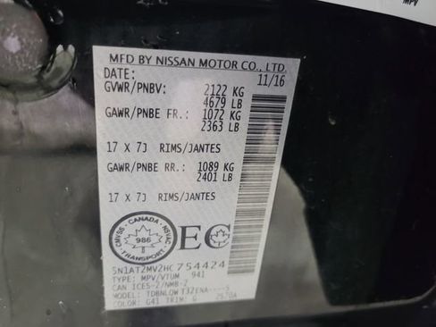 Used 2017 Nissan Rogue SV image 51