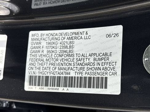 New 2026 Honda Accord SE image 39