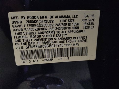 Used 2016 Honda Pilot EX-L image 33