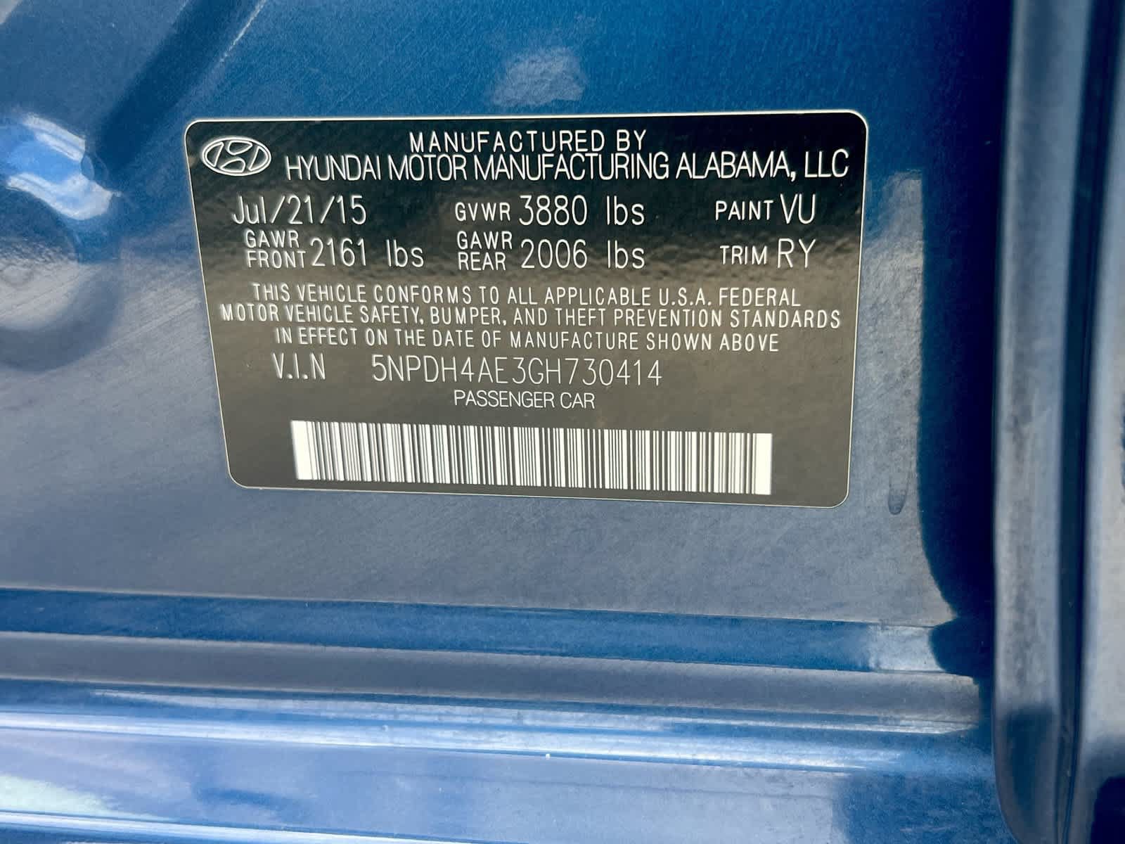 Used 2016 Hyundai Elantra Value Edition FWD image 35