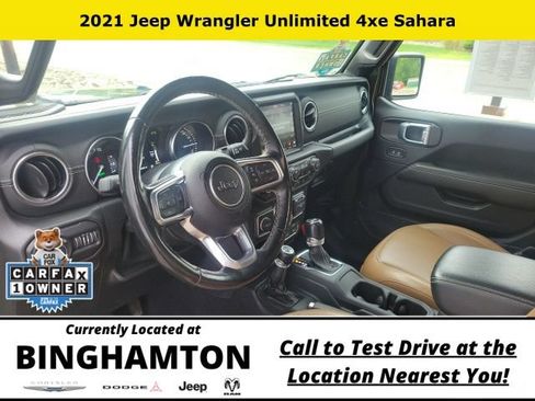 Used 2021 Jeep Wrangler Unlimited Sahara w/ Dual Top Group AWD/4WD image 11