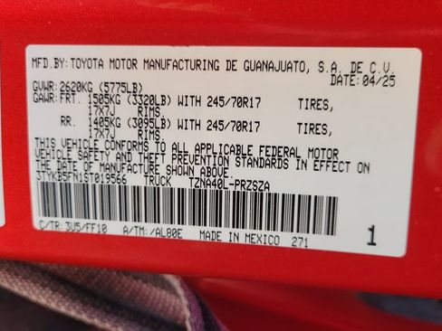 Certified 2025 Toyota Tacoma SR5 RWD image 24