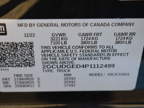 Certified 2023 Chevrolet Silverado 1500 LTZ w/ LTZ Premium Package image 45