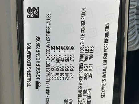 Used 2022 Chevrolet Tahoe RST w/ Luxury Package image 38