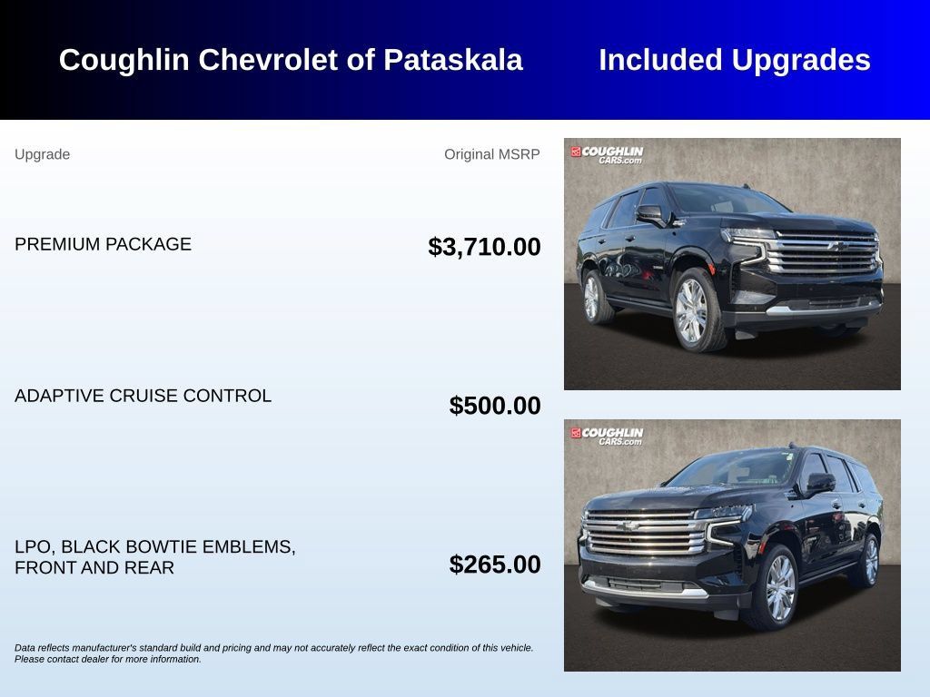 Used 2023 Chevrolet Tahoe High Country w/ Premium Package AWD/4WD image 3