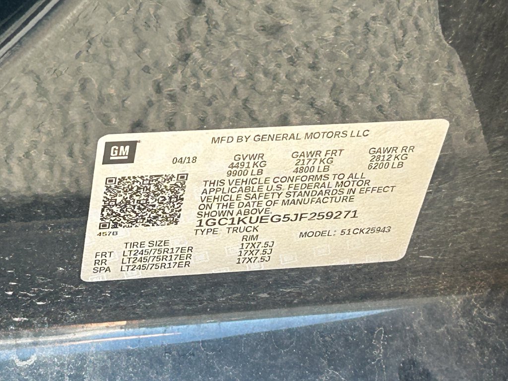 Used 2018 Chevrolet Silverado 2500 W/T AWD/4WD image 29
