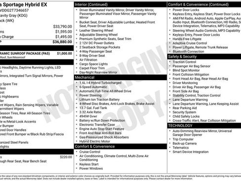 New 2026 Kia Sportage EX w/ EX Panoramic Sunroof Package AWD/4WD image 11