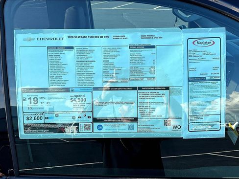 New 2026 Chevrolet Silverado 1500 W/T w/ WT Value Package image 11