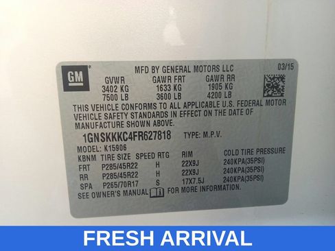 Used 2015 Chevrolet Suburban LTZ AWD/4WD image 20