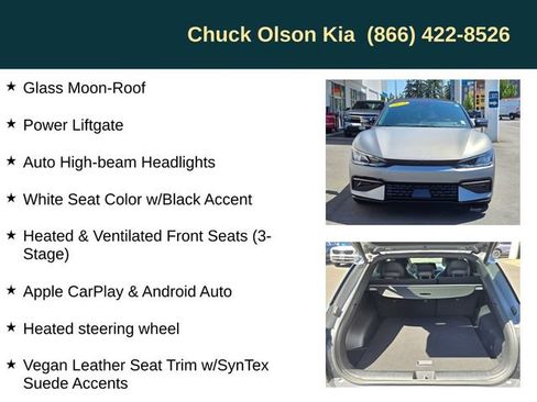Certified 2024 Kia EV6 GT-Line w/ GT-Line White Seat Package AWD/4WD image 10