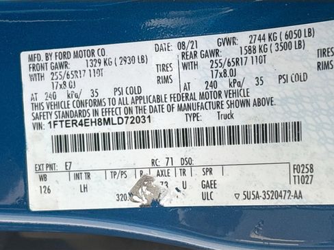 Used 2021 Ford Ranger XLT w/ Equipment Group 301A Mid RWD image 26