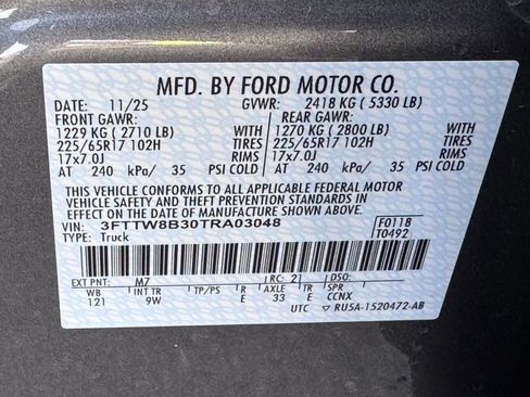 New 2026 Ford Maverick XL w/ Equipment Group 101A AWD/4WD image 42