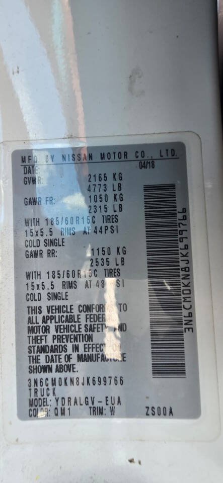 Used 2018 Nissan NV200 SV w/ Navigation Package FWD image 66