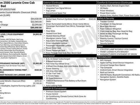 New 2025 RAM 2500 Laramie image 39