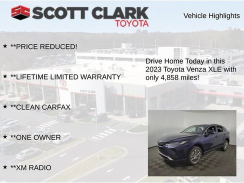 Used 2023 Toyota Venza XLE AWD/4WD image 12