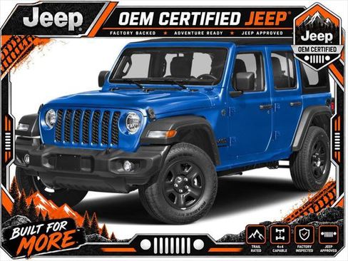 Certified 2025 Jeep Wrangler Unlimited Rubicon w/ Convenience Group AWD/4WD image 1