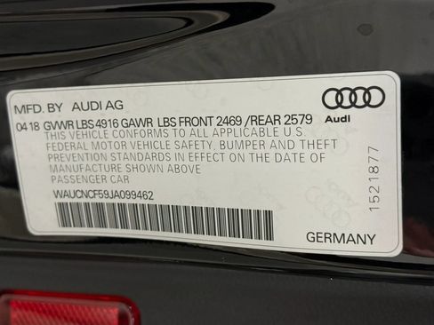 Used 2018 Audi A5 2.0T Prestige w/ Driver Assistance Package AWD/4WD image 76
