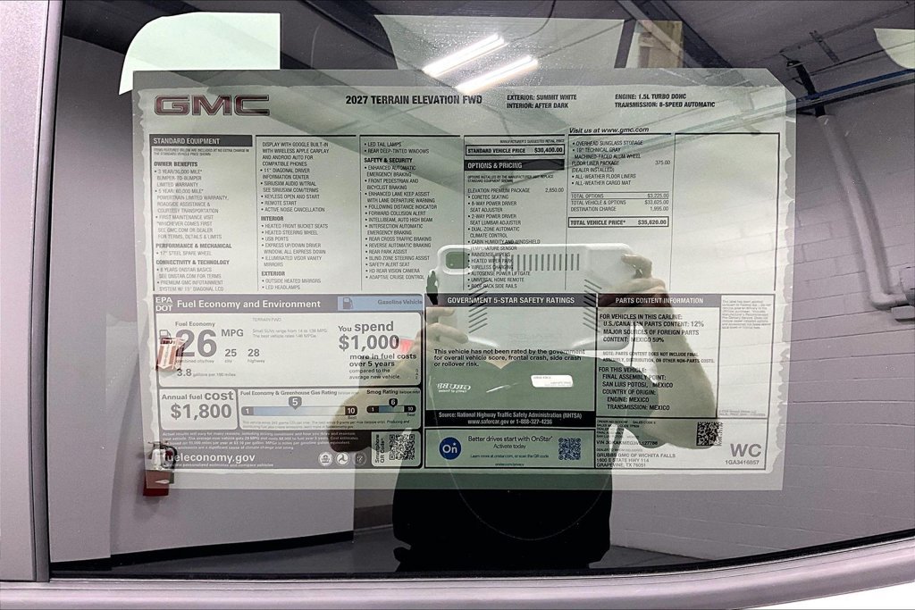 Used 2027 GMC Terrain Elevation w/ Elevation Premium Package FWD image 33
