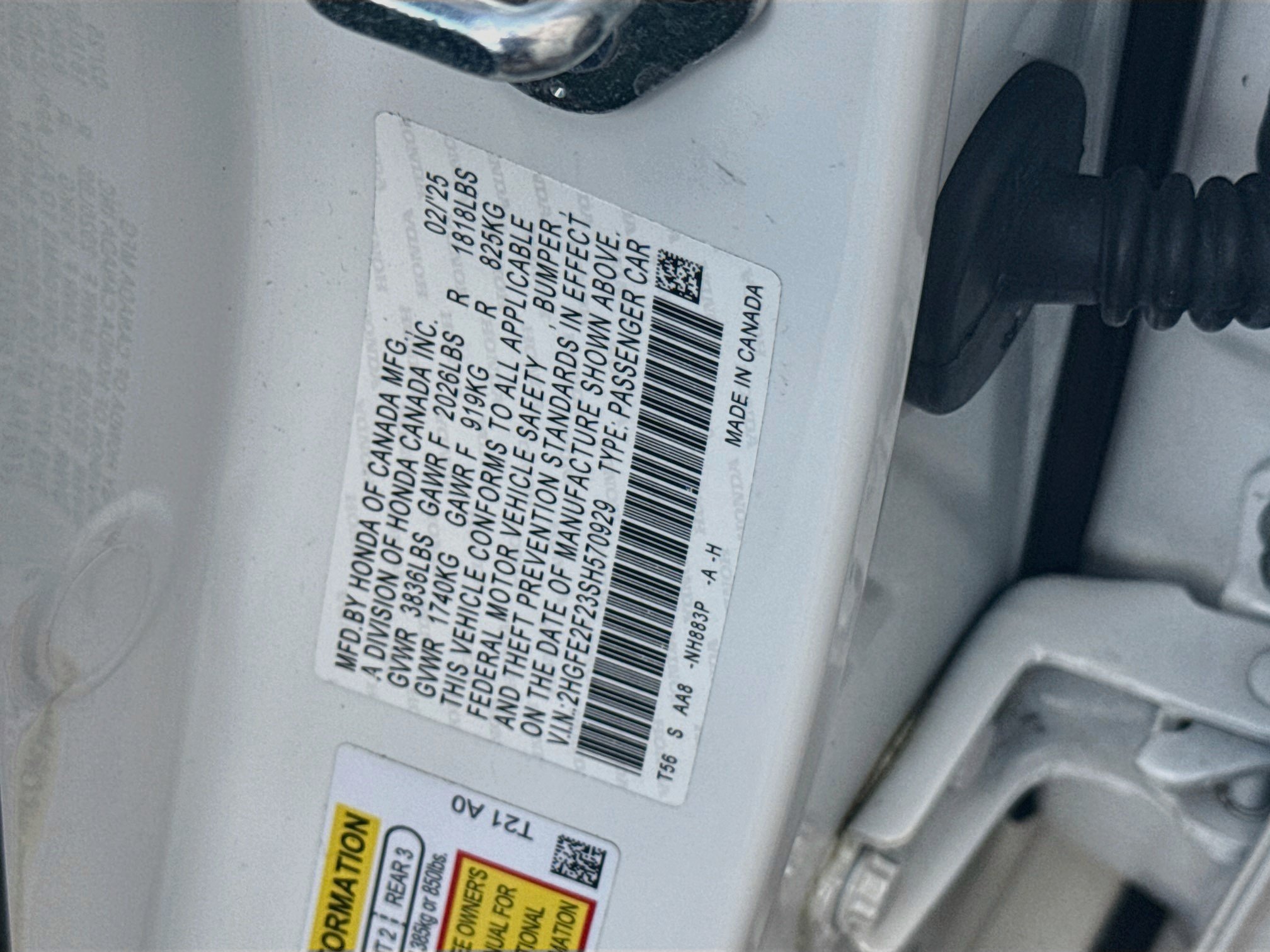 Used 2025 Honda Civic LX image 36