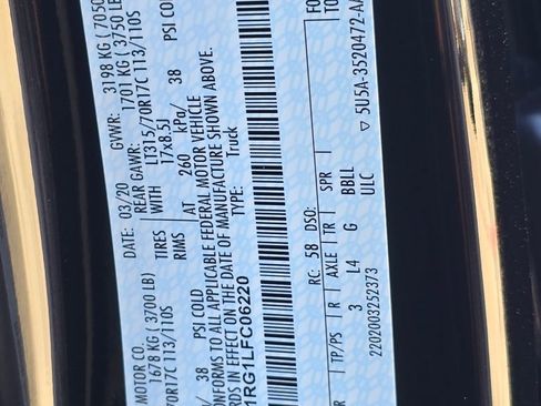 Used 2020 Ford F150 Raptor w/ Equipment Group 802A Luxury image 37