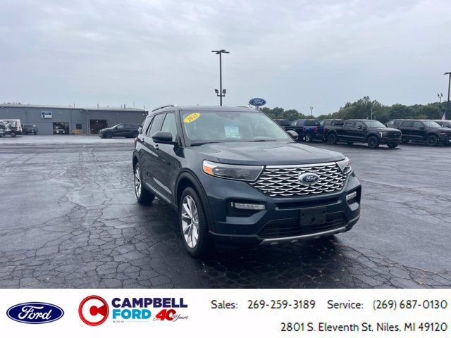 Certified 2023 Ford Explorer Platinum w/ Technology Package AWD/4WD image 1