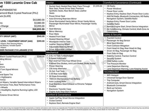 Used 2025 RAM 1500 Laramie w/ Bed Utility Group AWD/4WD image 9