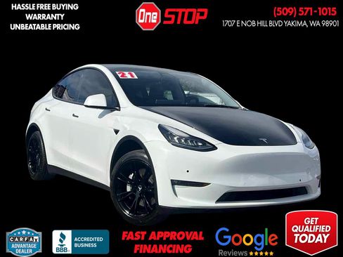 Used 2021 Tesla Model Y Long Range AWD/4WD image 1
