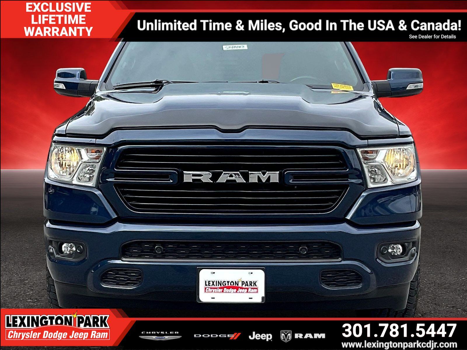 Used 2021 RAM 1500 Big Horn w/ Trailer Tow Group AWD/4WD image 2