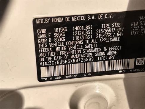 Certified 2021 Honda HR-V EX image 22