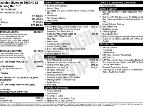 Used 2022 Chevrolet Silverado 3500 LT w/ Convenience Package AWD/4WD image 5