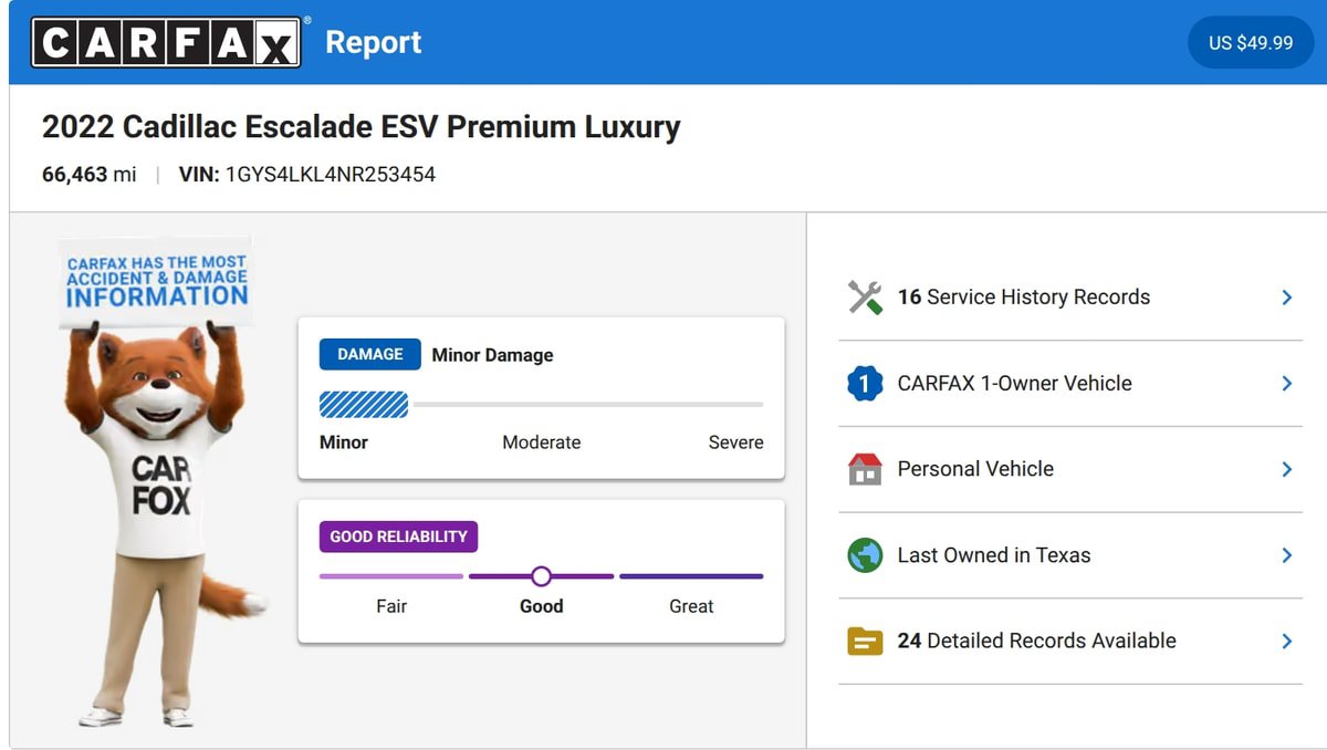 Used 2022 Cadillac Escalade ESV Premium Luxury w/ Performance Package AWD/4WD image 22