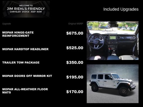 Used 2023 Jeep Wrangler Unlimited Rubicon 392 w/ Trailer Tow Package AWD/4WD image 11