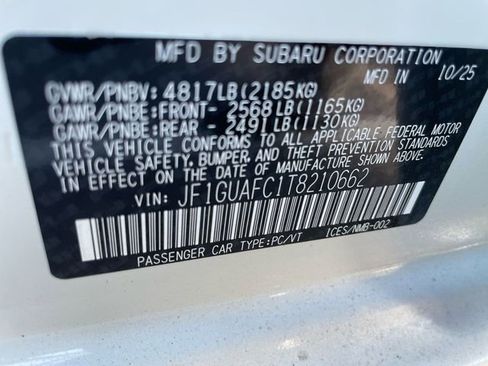 New 2026 Subaru Impreza 2.0i Sport image 28