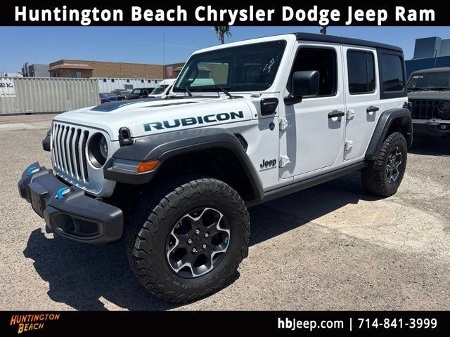Used 2023 Jeep Wrangler Unlimited Rubicon 4xe w/ Cold Weather Group AWD/4WD image 1