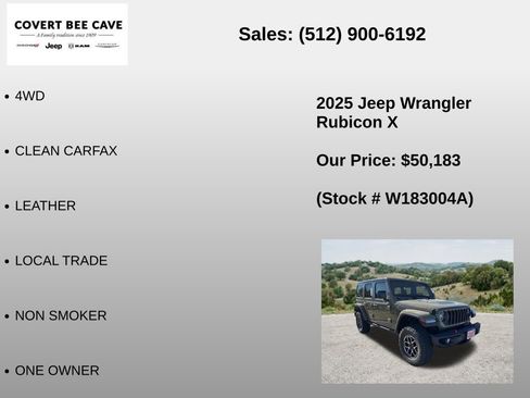 Used 2025 Jeep Wrangler Unlimited Rubicon AWD/4WD image 6