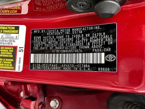 Used 2018 Toyota Camry L image 34