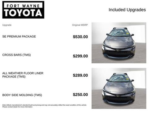 Used 2023 Toyota Corolla SE w/ SE Premium Package FWD image 4