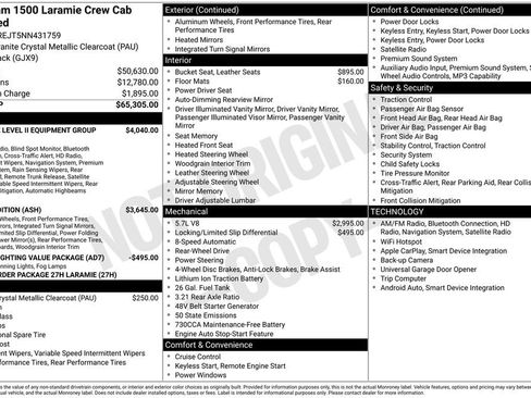 Used 2022 RAM 1500 Laramie RWD image 9
