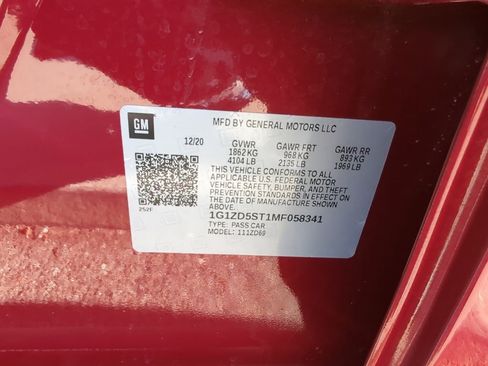 Used 2021 Chevrolet Malibu LT w/ Leather Package image 40