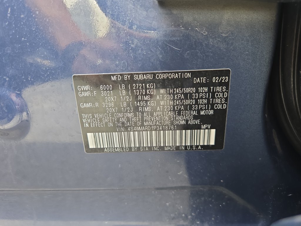 Used 2023 Subaru Ascent Limited w/ Technology Package AWD/4WD image 33