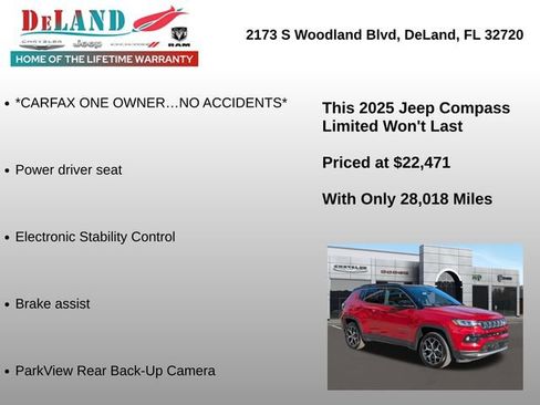 Used 2025 Jeep Compass Limited image 6