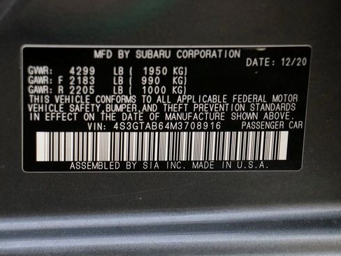 Used 2021 Subaru Impreza 2.0i image 30