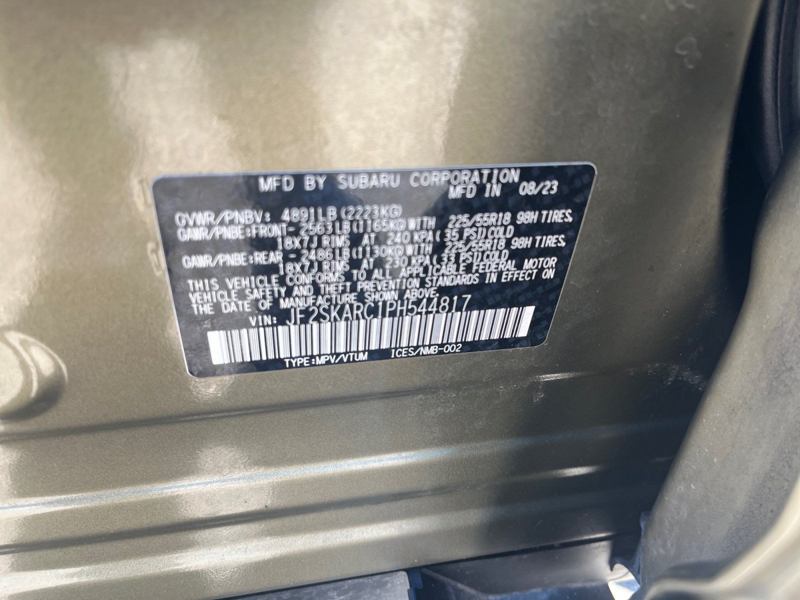Certified 2023 Subaru Forester Touring AWD/4WD image 25