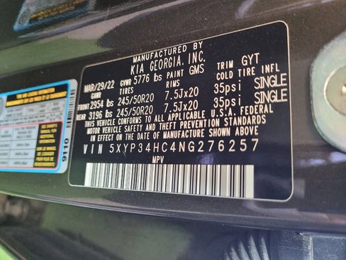 Used 2022 Kia Telluride EX w/ EX Premium Package image 33