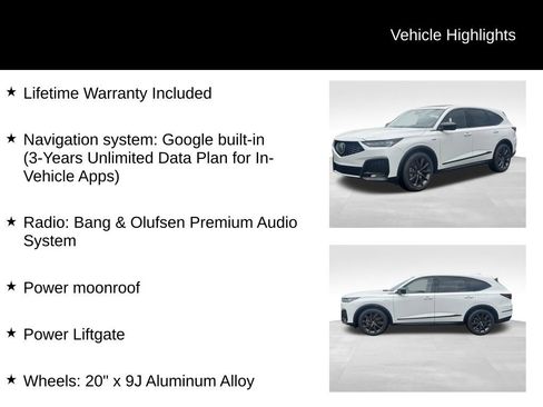 New 2026 Acura MDX A-Spec AWD/4WD image 5