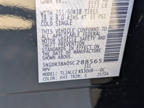 New 2025 Nissan Pathfinder SV w/ Black Appearance Package image 21